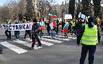 Бургас - Национален протест срещу бедността и скъпите горива