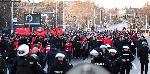Фенове на ЦСКА блокираха с шествие Орлов мост