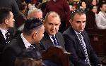 Президентът и съпругата му участваха в церемония по запалване на свещите за Ханука
