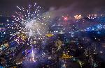 София посрещна новата 2019 със фойерверки /снимки с дрон/