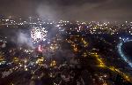 СОФИЯ - Фойерверки за Нова година /снимки с дрон/