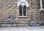 София - Графити върху църква