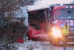 Два тира се удариха челно на пътя Русе-Бяла, един загина