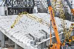 Бургас - Паднал кран върху строеж на зала