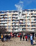 Пожар горя в жилищен блок в квартал "Хиподрума"