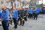Футболистите на "Левски"  положиха цветя на паметника на Апостола
