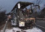 Турски автобус изгоря на пътя Русе - Бяла рано сутринта