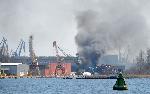 Варна - Пожар на пристанище "Одесос"