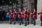 София - Тържествената смяна на почетния гвардейски караул пред Президентството