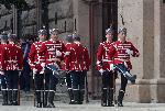 София - Тържествената смяна на почетния гвардейски караул пред Президентството