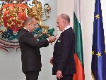 София - Награждаване с орден „Стара планина“ първа степен