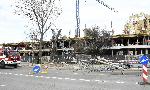 София - Паднала конструкция на 20-метров кран