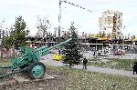 София - Паднала конструкция на 20-метров кран