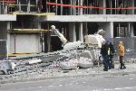 София - Паднала конструкция на 20-метров кран