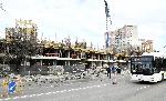 София - Паднала конструкция на 20-метров кран