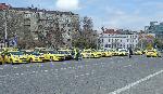 София - Протестно автошествие на таксиметрови шофьори