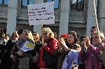 Бургас - Протест на медицински сестри