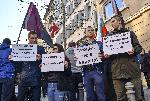 ВМРО протестират пред турското посолство