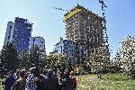 Инициативен комитет „Лозенец“ с пресконференция пред небостъргача "Златен век"