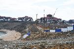 Със свлачището расте и строителната площадка в местността Алепу