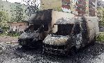 Димитровград – Изгорели камиони