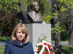 София - Откриване възстановения паметник на Панчо Владигеров в Борисовата градина