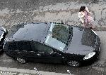 Кален дъжд покри колите в центъра на столицата