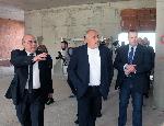 София – Бойко Борисов на строежа новостроящия се корпус на  УНСС