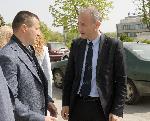 София – Бойко Борисов на строежа новостроящия се корпус на  УНСС