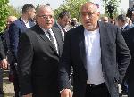 София – Бойко Борисов на строежа новостроящия се корпус на  УНСС