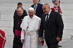 София - Посрещане на папа Франциск