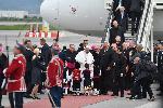 София - Посрещане на папа Франциск
