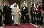 София - Посрещане на папа Франциск