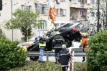София - Паднал автомобил в Перловската река на булевард