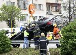 София - Паднал автомобил в Перловската река на булевард
