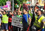 Бургас - Ромски протест пред сградата на Община Бургас