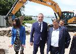 Кметът на Варна Иван Портних направи първа копка  на рибарско пристанище