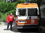 Психичноболен повреди линейка в Гоце Делчев