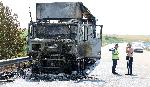 ТИР изгоря на автомагистрала “Марица”