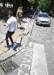 София - Катастрофа на тротоар пред училище