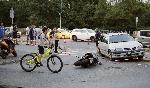 София – Катастрофа с мотоциклетист на булевард "България"