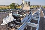 Тежка катастрофа край Хасково, кола се вряза в стадо биволи