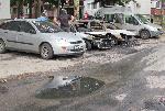 Русе - Опожарени автомобили