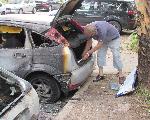 Русе - Опожарени автомобили