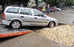 Русе - Пропаднал автомобил в необозначен изкоп на „Топлофикация“