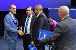 София - Националното събрание на ГЕРБ в зала 3 на НДК - Цветан Цветанов се среща с активисти.