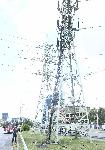София - Авария на електропроводи с високо напрежение