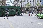 София - Аварирал трамвай - Кръстовище