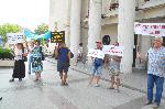 Бургас - Протест на собственици на имоти заради спрян строеж