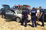 Огън от храсти запали автомобил в Стария град на Созопол